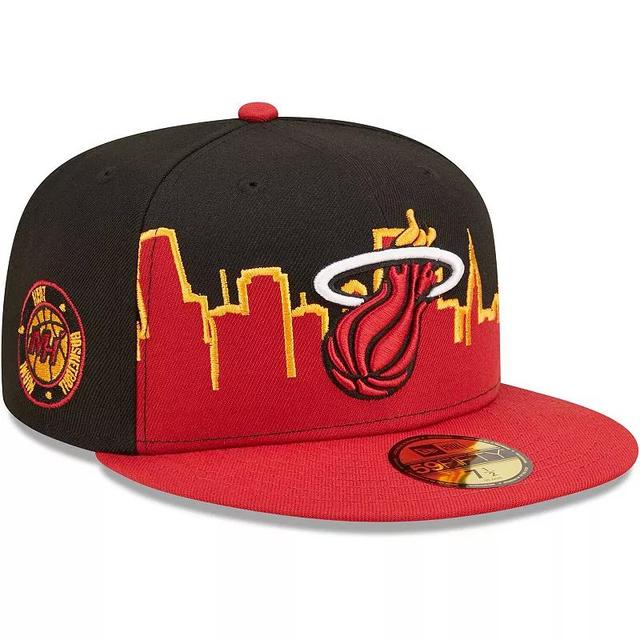 Mens New Era /Black Miami Heat 2022 Tip-Off 59FIFTY Fitted Hat Product Image