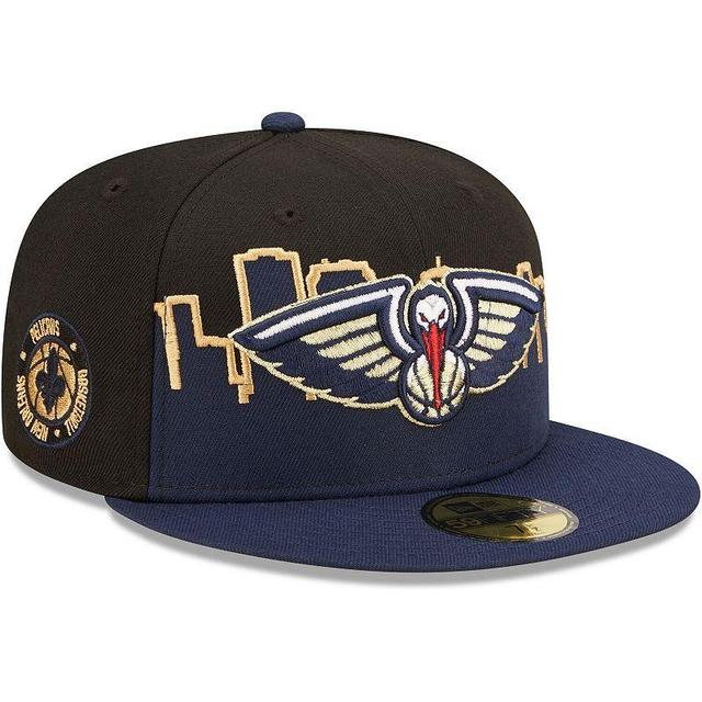 Mens New Era /Black New Orleans Pelicans 2022 Tip-Off 59FIFTY Fitted Hat Blue Product Image