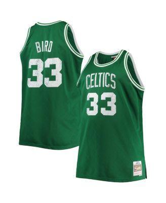 Mens Larry Bird Kelly Green Boston Celtics Big and Tall 1985-86 Nba 75th Anniversary Diamond Swingman Jersey - Kelly Green Product Image