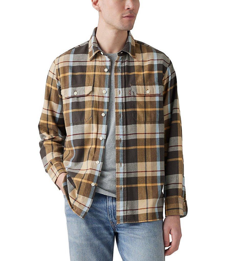 Levi's® Long Sleeve Plaid Worker Overshirt Product Image