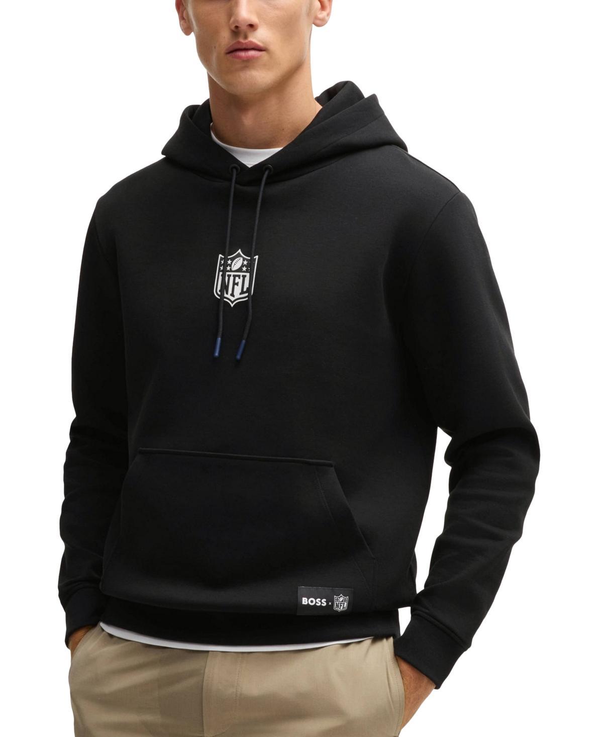 HUGO BOSS Boss X Nfl Interlock Hoodie With Special Branding In Giants Product Image