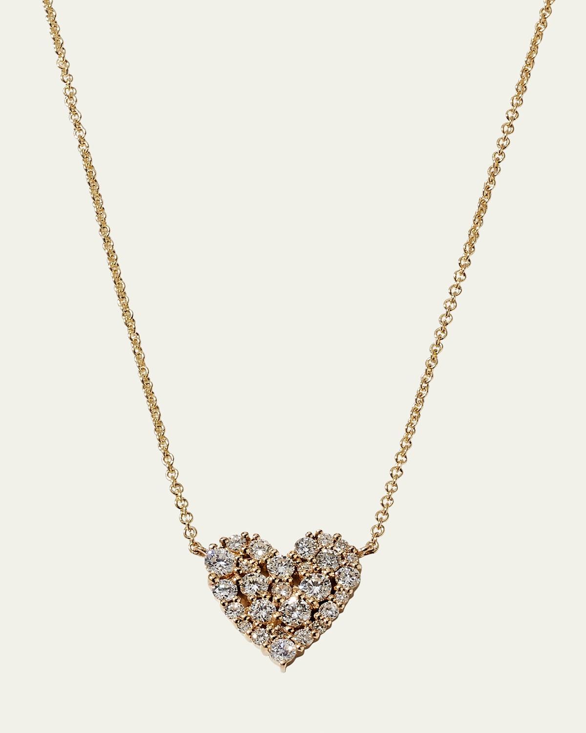 Womens Cocktail Small 14K Yellow Gold & Diamond Pendant Necklace Product Image