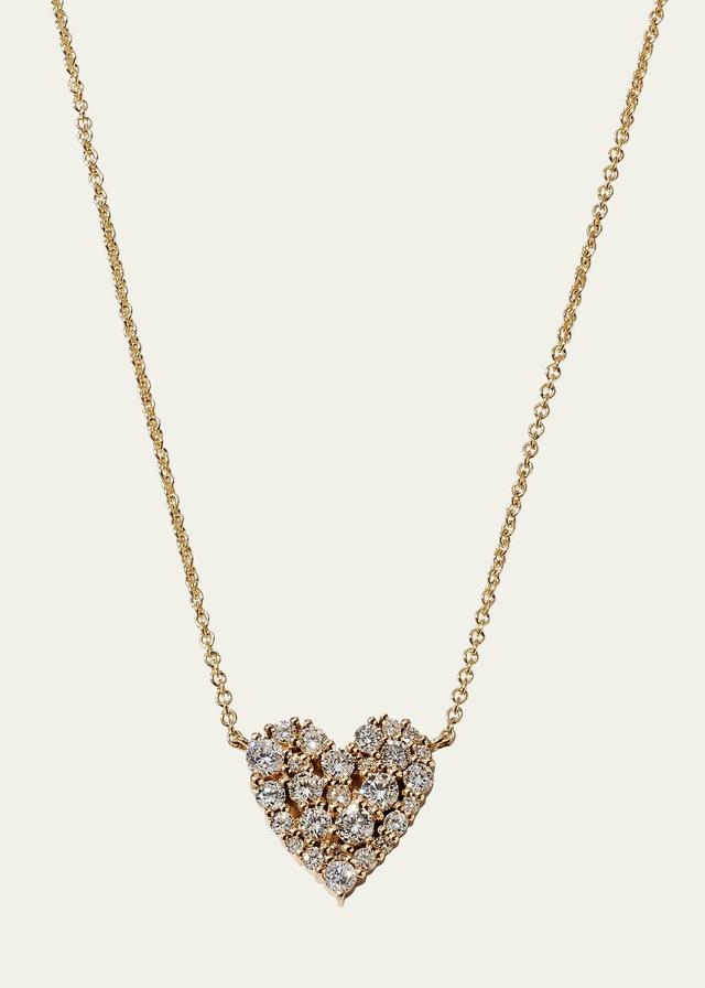 Womens Cocktail Small 14K Yellow Gold & Diamond Pendant Necklace Product Image