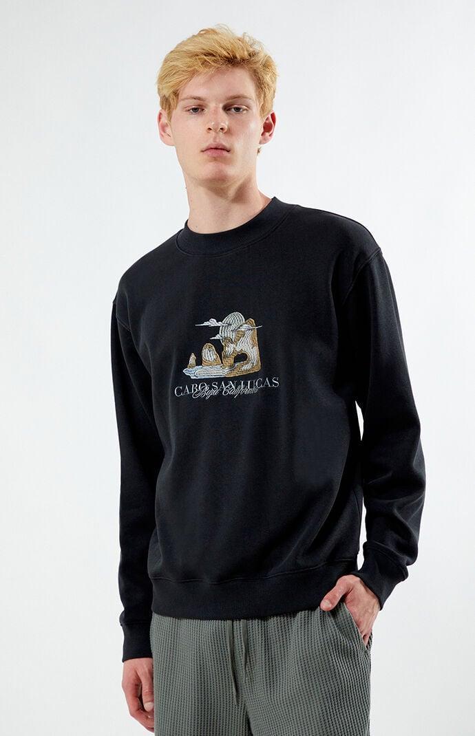 Mens Cabo Embroidery Crew Neck Sweatshirt Product Image