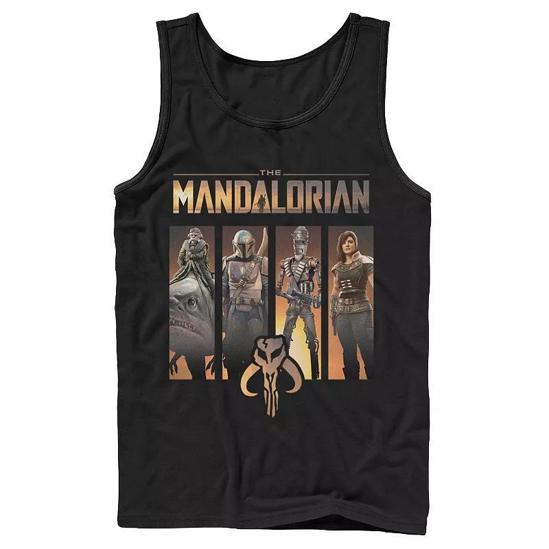 Mens Star Wars The Mandalorian Character Panel Tank Top Product Image