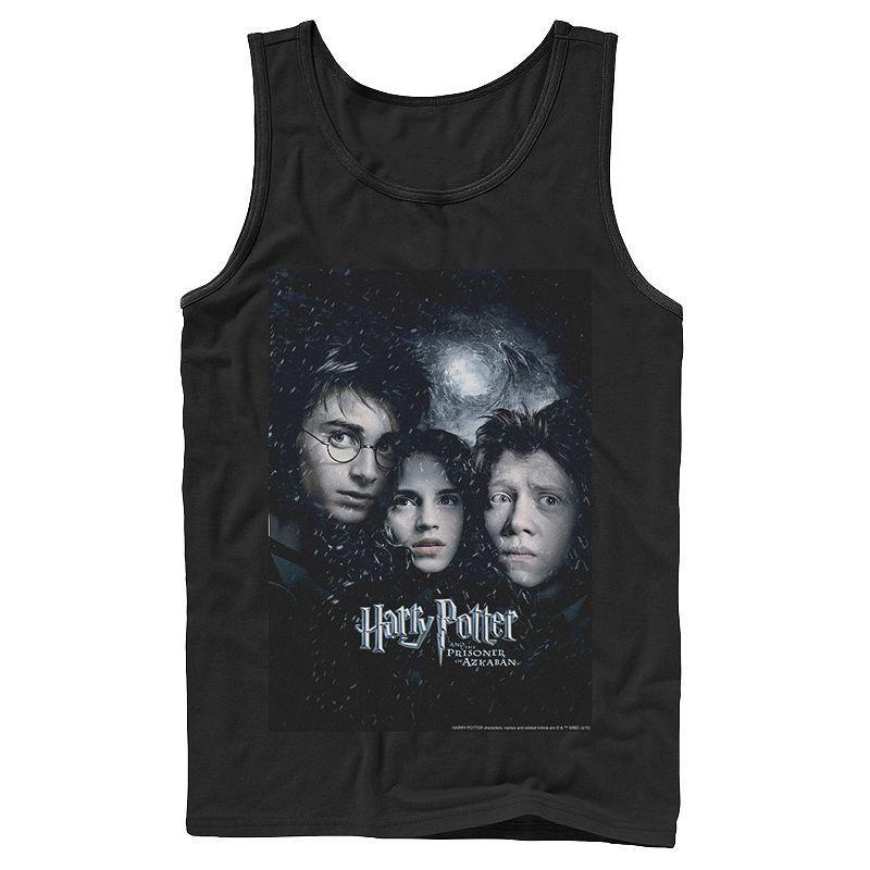 Mens Harry Potter Prisoner Of Azkaban Harry Ron Hermione Poster Graphic Tank Top Product Image