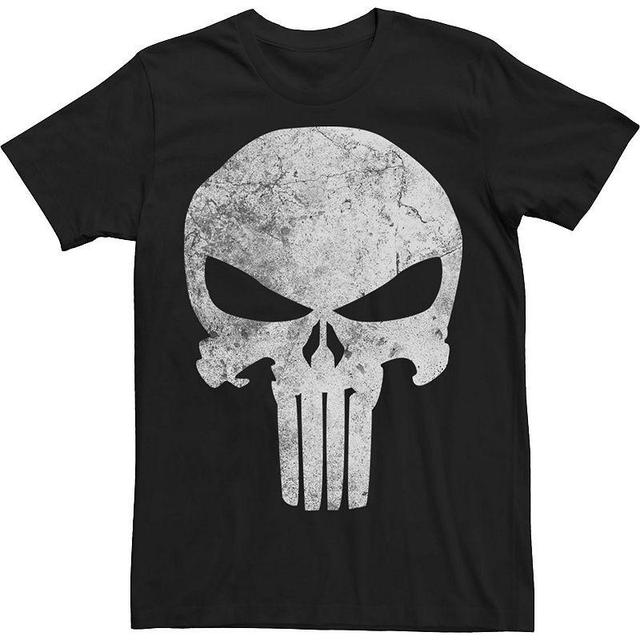 Big & Tall Marvel Punisher Distresskull Logo Tee, Mens Product Image