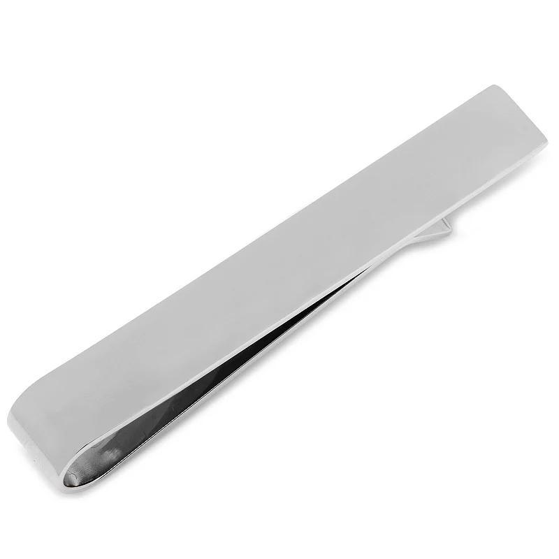 Mens Cuff Links, Inc. Stainless Engravable Tie Bar, Silver Product Image