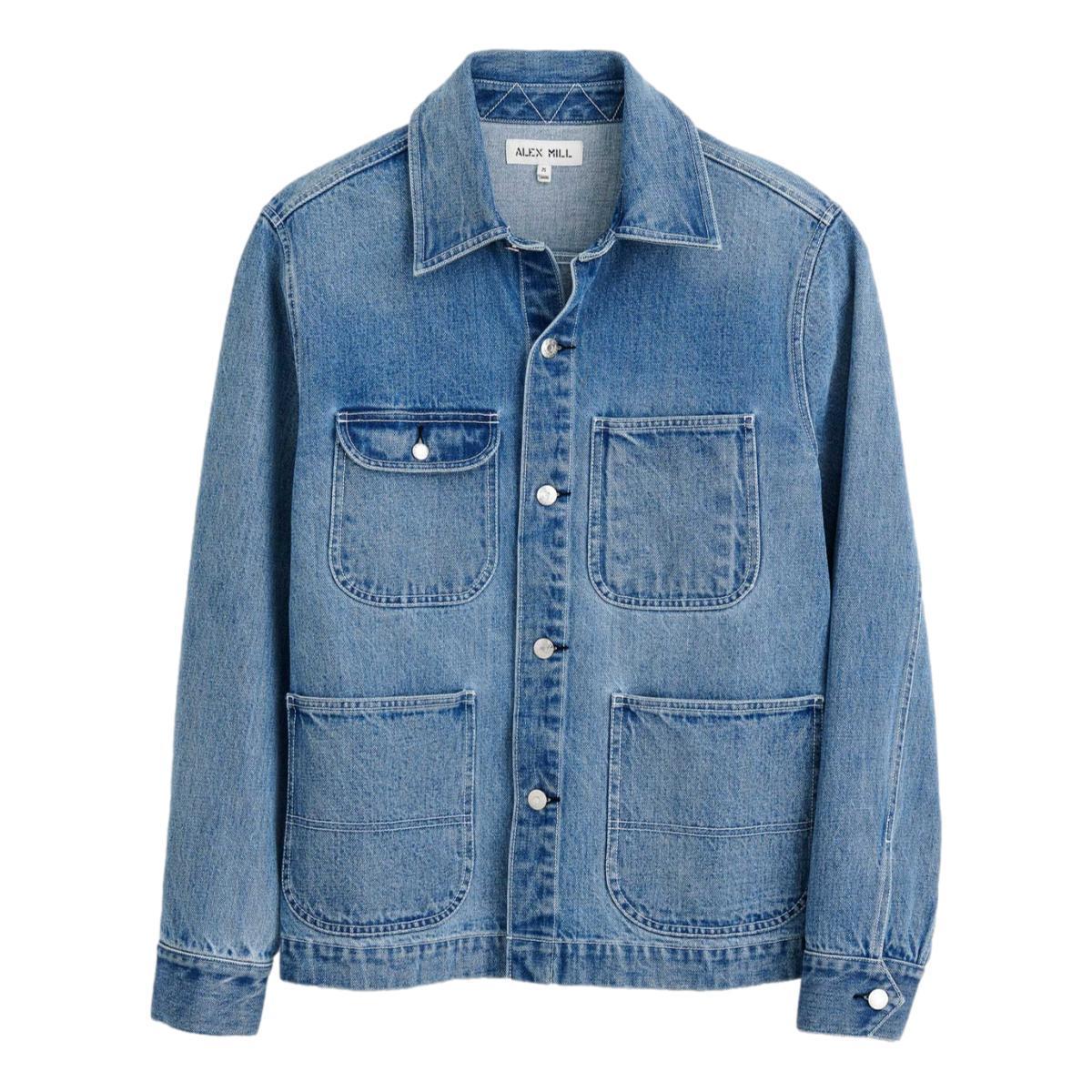 Work Jacket Vintage Wash Denim product image