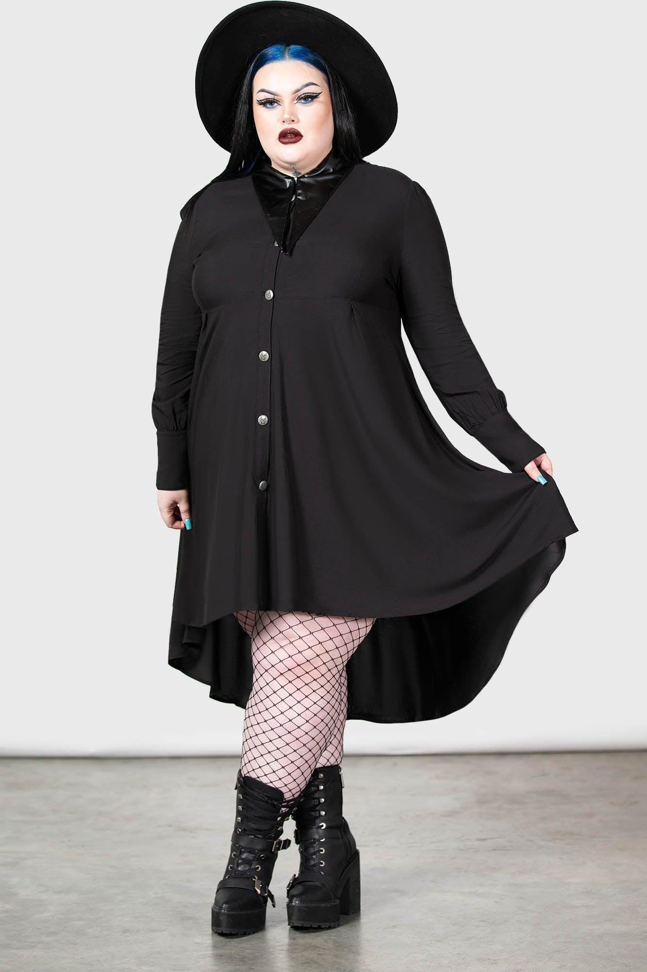 Heavens Below Shirt Dress [PLUS] Female Product Image