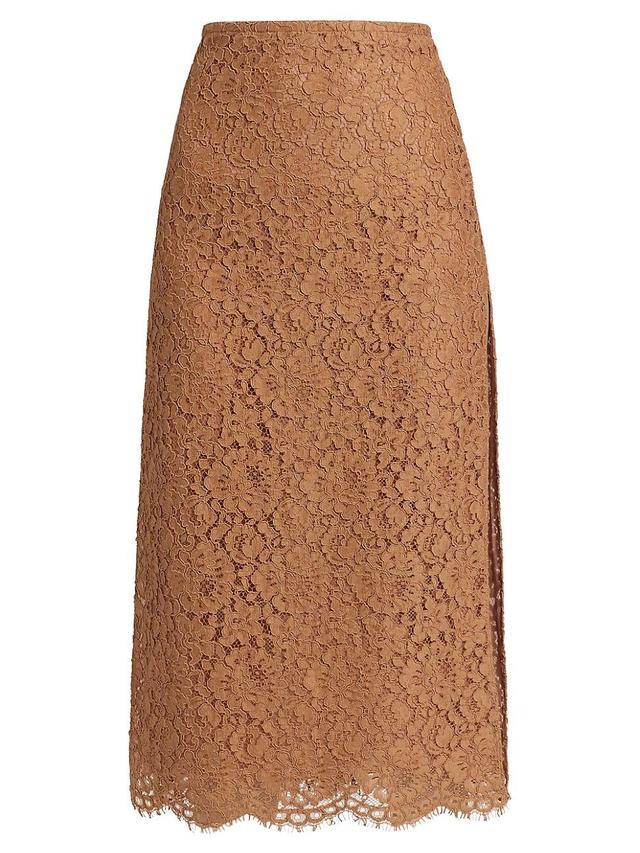 Womens Lace Midi-Skirt Product Image