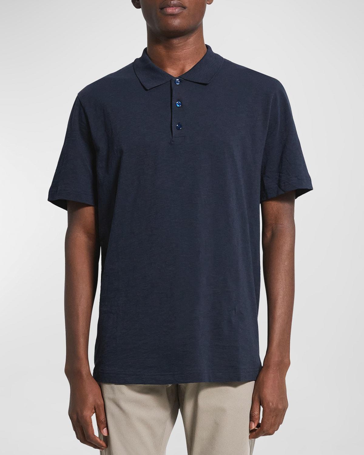 Mens Bron Cotton Polo Shirt Product Image