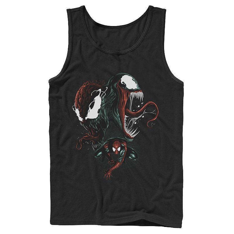 Mens Marvel Spider-Man Venom and Carnage Tank Black Product Image