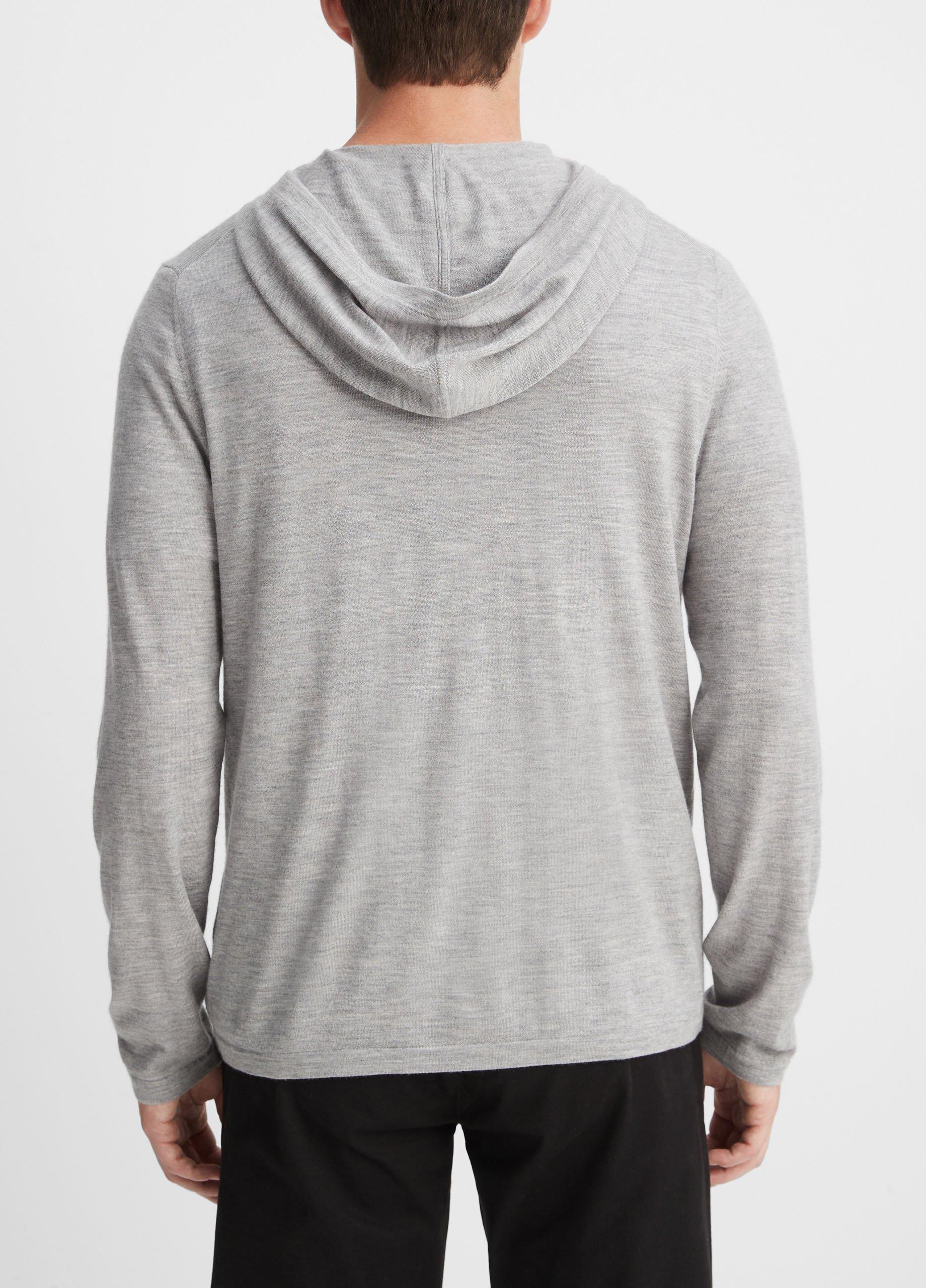 Featherweight Wool Cashmere Pullover Hoodie Product Image