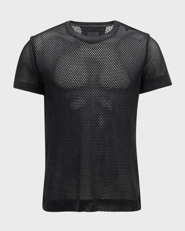 Men's Washed Mesh T-Shirt Product Image