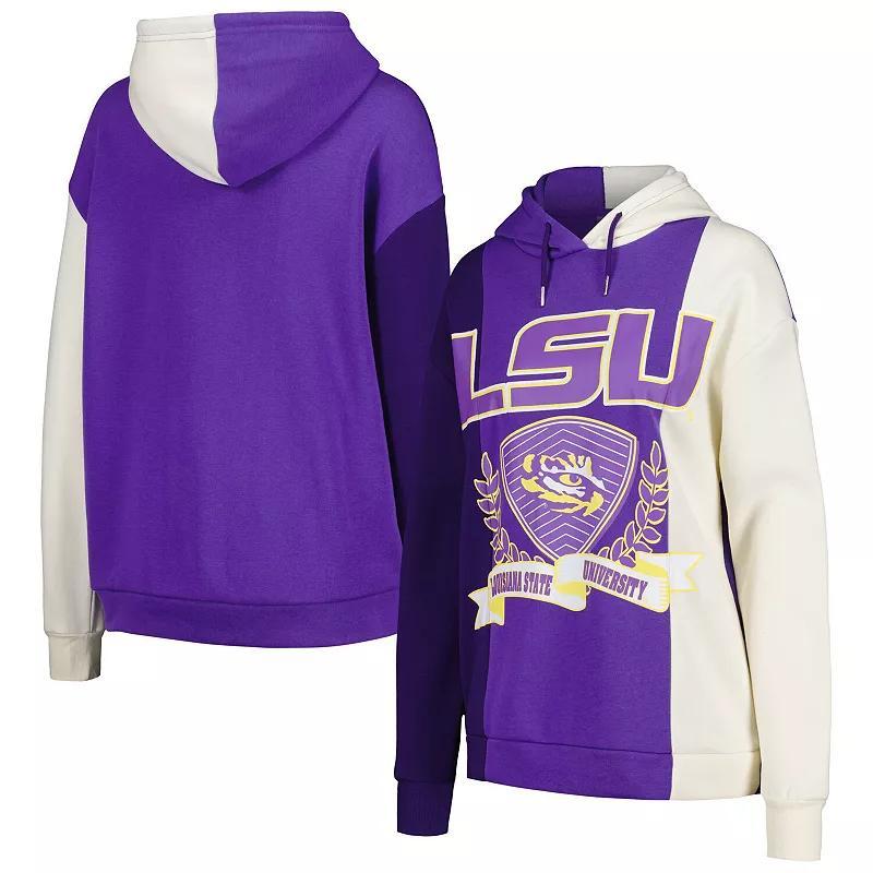 Womens Gameday Couture LSU Tigers Hall of Fame Colorblock Pullover Hoodie Product Image