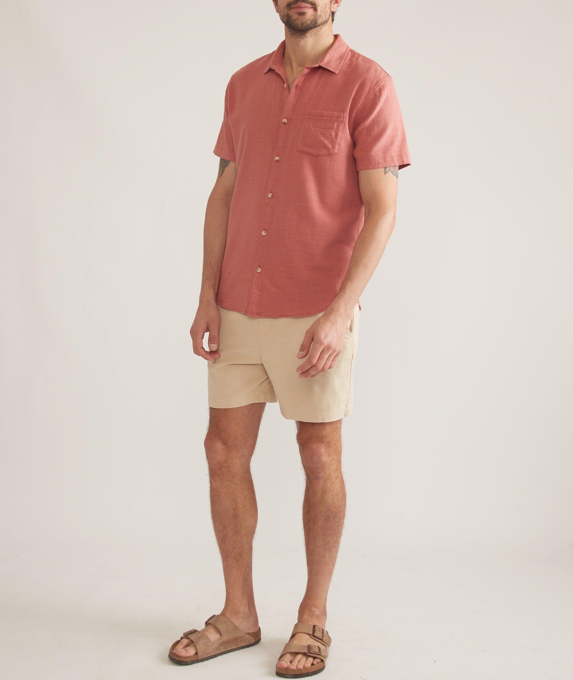 Stretch Selvage Short Sleeve Shirt Product Image