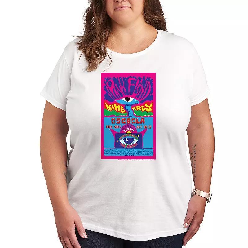 Plus Pink Floyd Pepperland Poster Graphic Tee, Womens Product Image