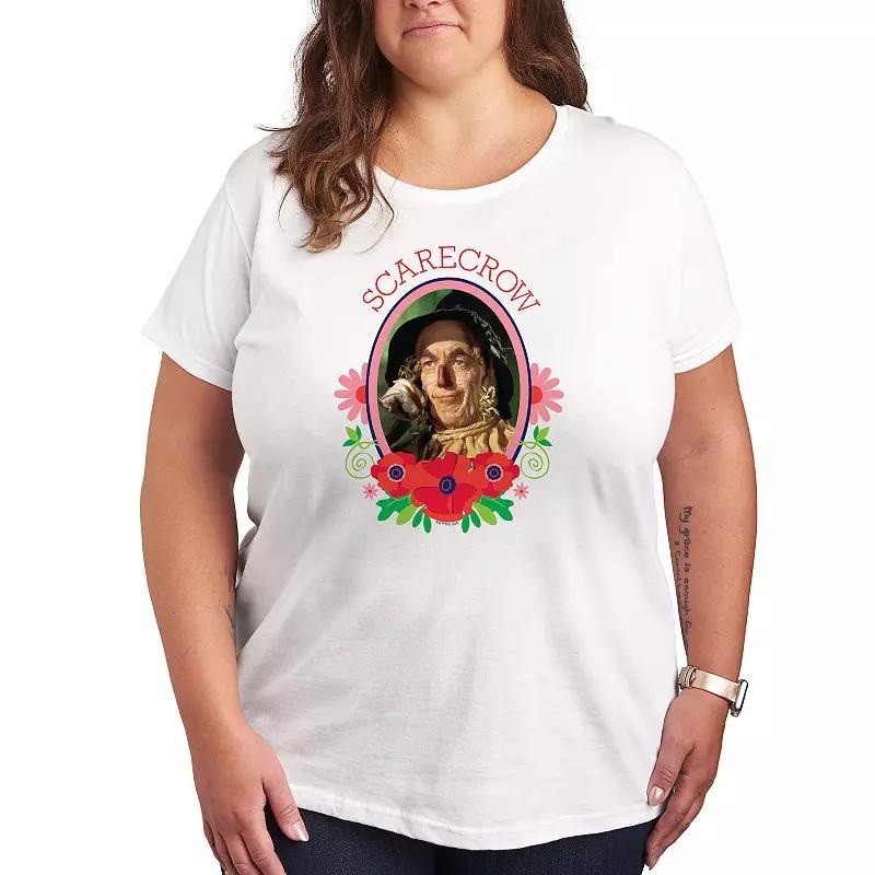 Plus Wizard of Oz Scarecrow Graphic Tee, Womens Product Image