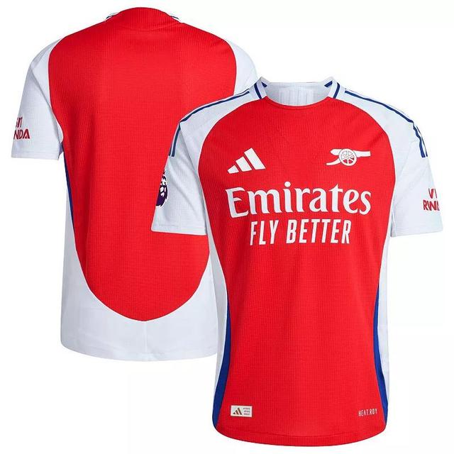 Mens adidas Red Arsenal 2024/25 Home Authentic Jersey Product Image