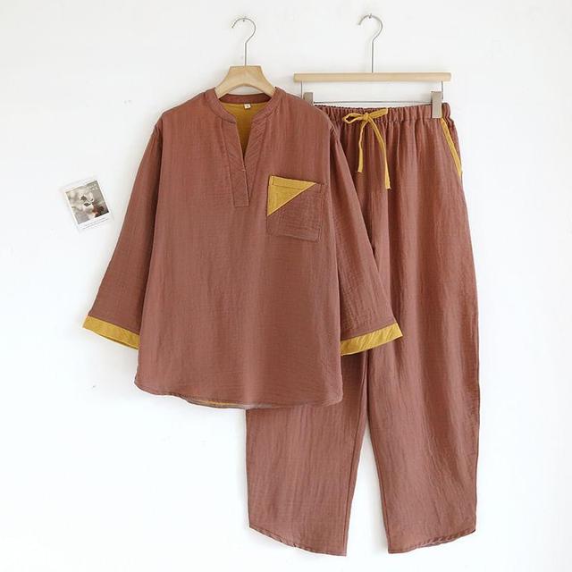 Two Tone Pajama Set Product Image