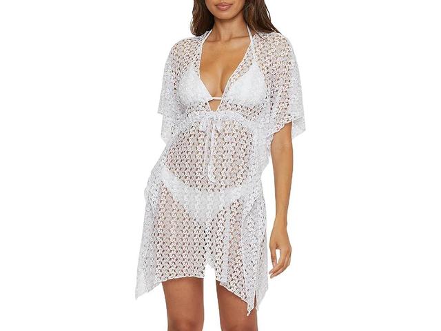 BECCA Platinum Lace Crochet Tunic Women's Dress Product Image