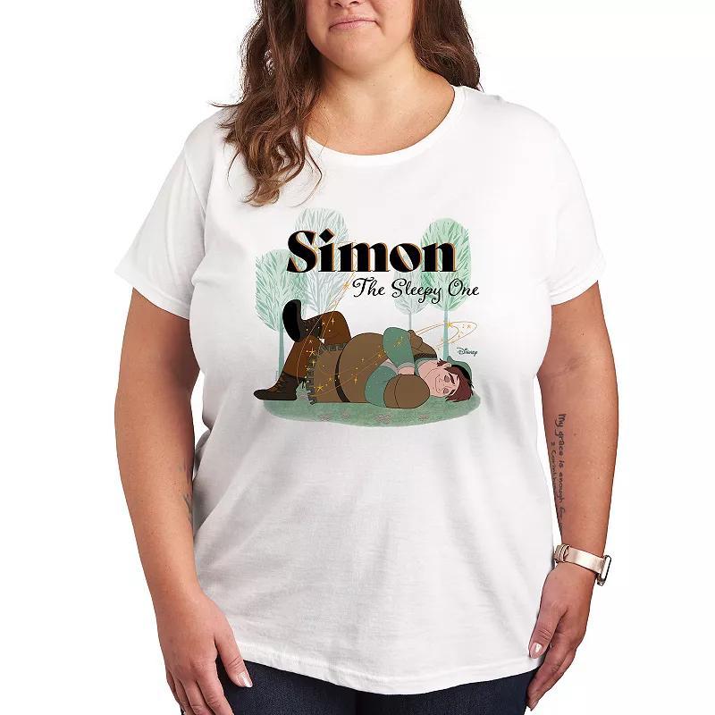 Disneys Wish Simon Plus Sleepy One Graphic Tee, Girls Product Image