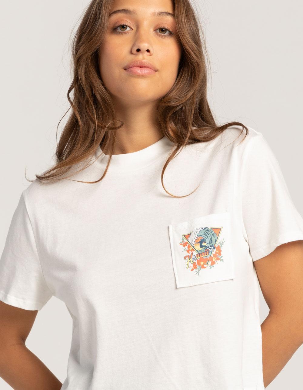 VOLCOM Day By The Beach Womens Crop Pocket Tee Product Image