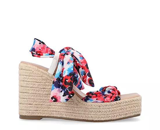 Journee Collection Womens Surria Platform Wedge Sandals Product Image