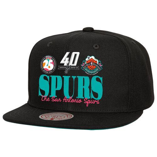 Mitchell & Ness Mens San Antonio Spurs Mitchell & Ness Spurs Reframe Retro Snapback - Mens Product Image