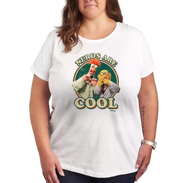 Disneys The Muppets Plus Nerds Are Cool Graphic Tee, Womens Heather Grey Product Image