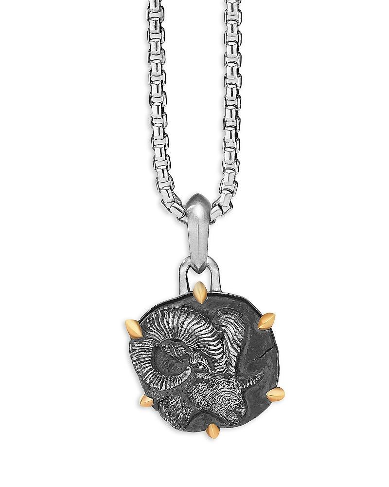 David Yurman Sterling Silver & 18K Yellow Gold Zodiac Sagittarius Amulet Enhancer Product Image