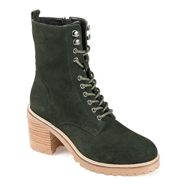 Journee Signature Malle Tru Comfort Foam Womens Leather Combat Boots Product Image