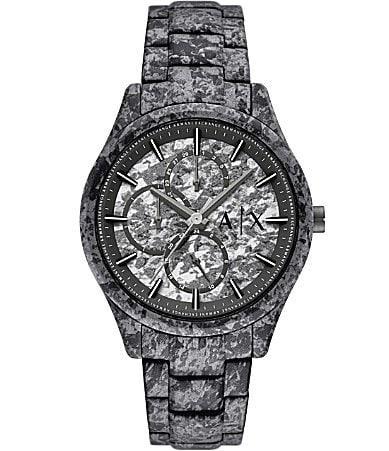 Armani Exchange Mens Dante Rd. Multifunction Gunmetal Stainless Steel Watch Product Image