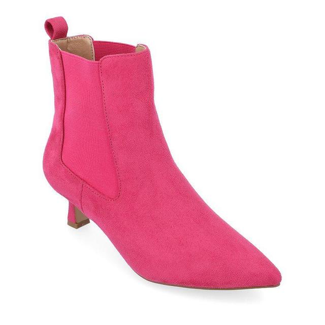 Journee Collection Tenlee Womens Tru Comfort Foam Ankle Boots Red Product Image