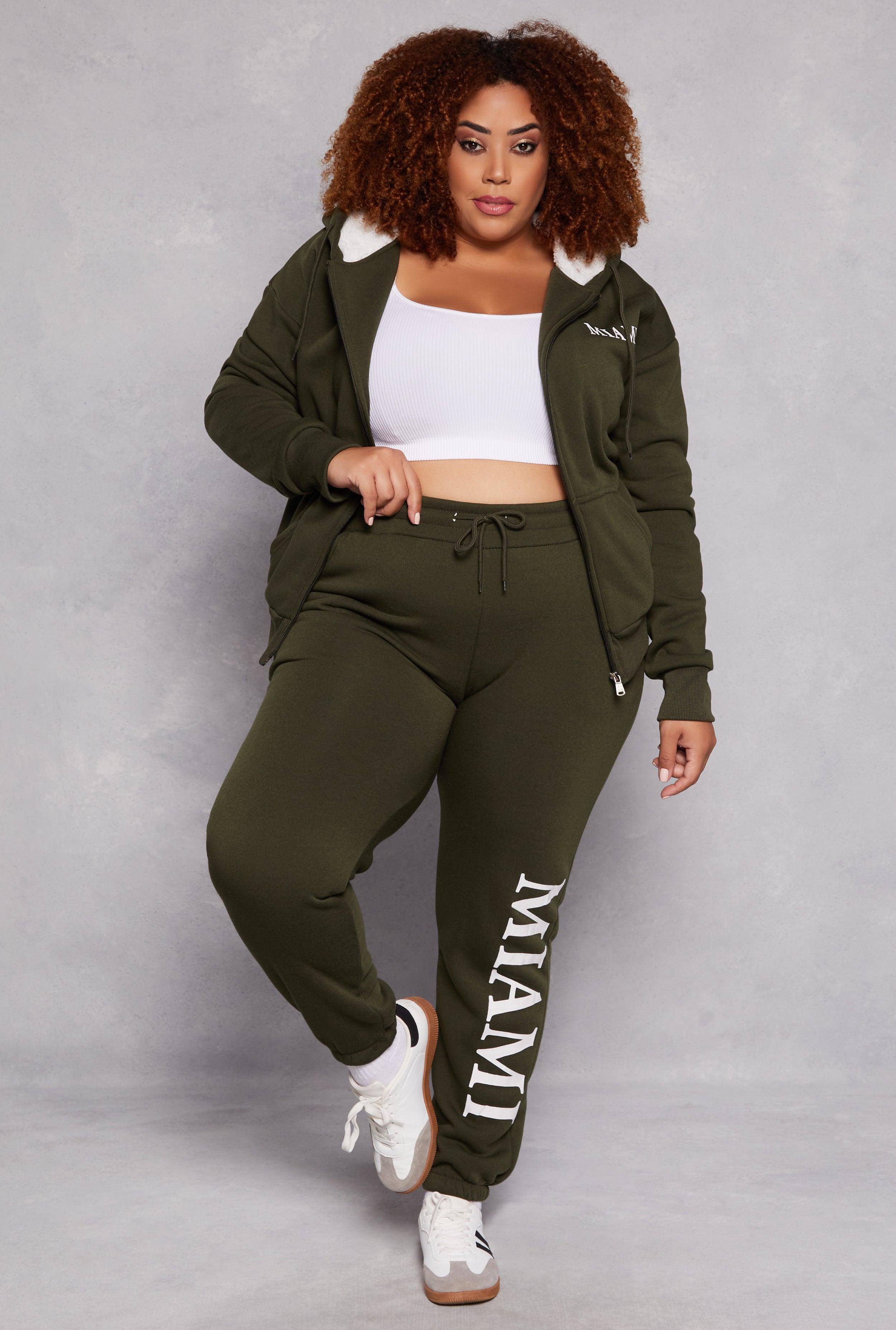 Womens Plus Size City Graphic Sweatpants product image