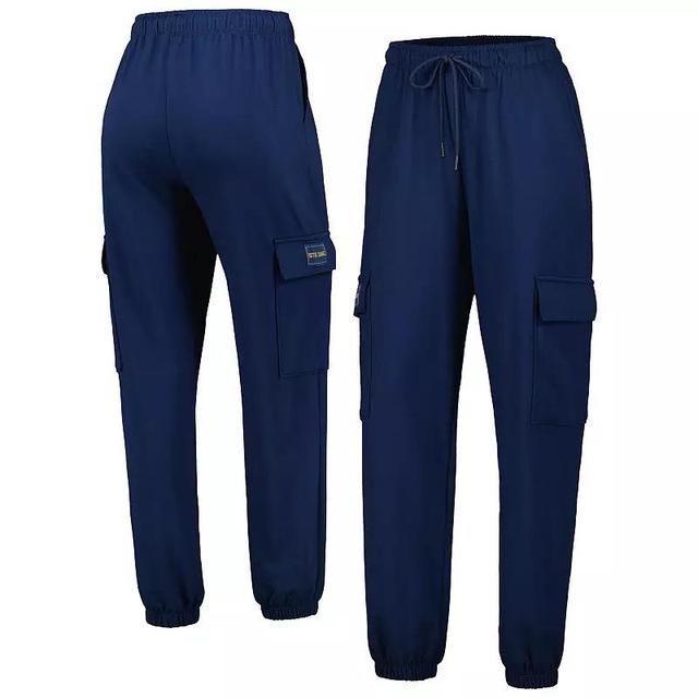 Womens Lusso Notre Dame Fighting Irish Mellie Cargo Pants Blue Product Image