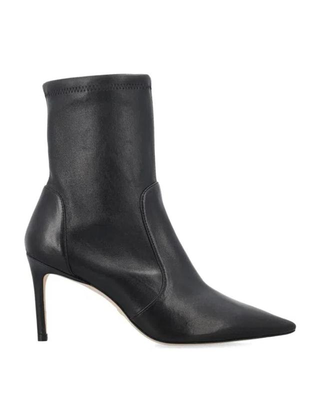 STUART WEITZMAN 85mm Stuart Leather Ankle Boots In Black Product Image