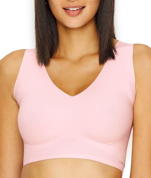 Calvin Klein Invisibles Comfort Lightly Lined V-Neck Bralette QF4708, Womens Product Image