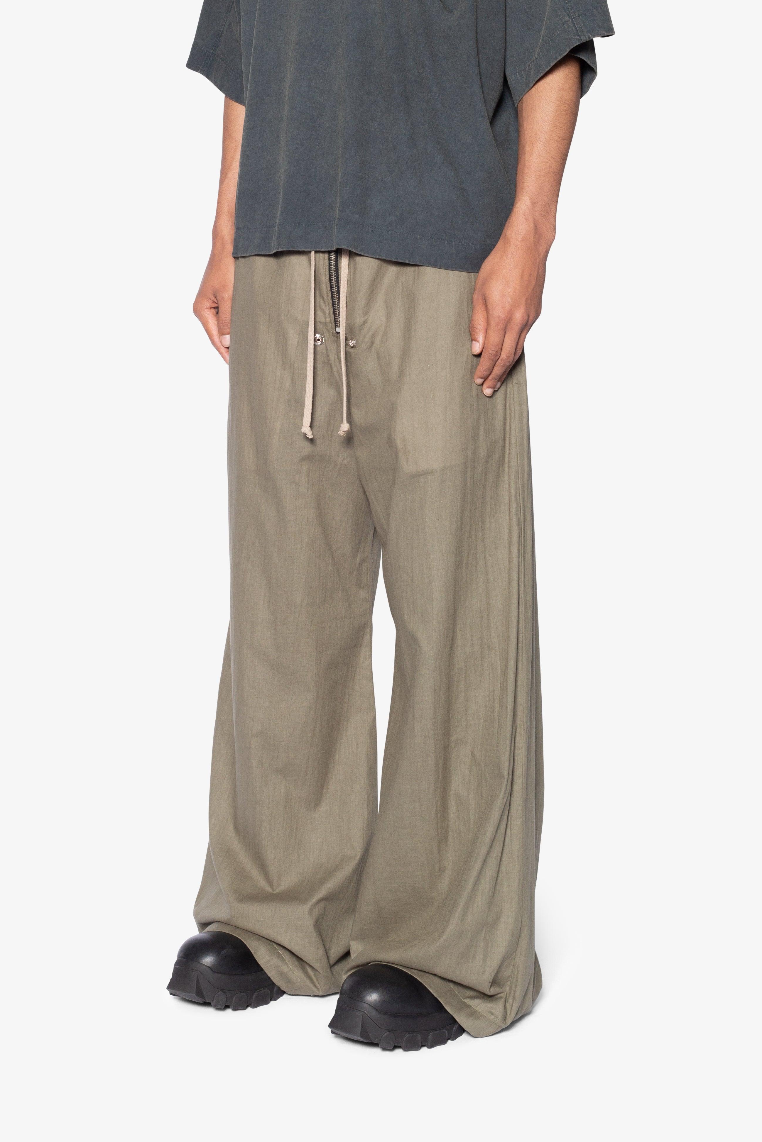 Gauze Layered Rave Pants - Olive Product Image