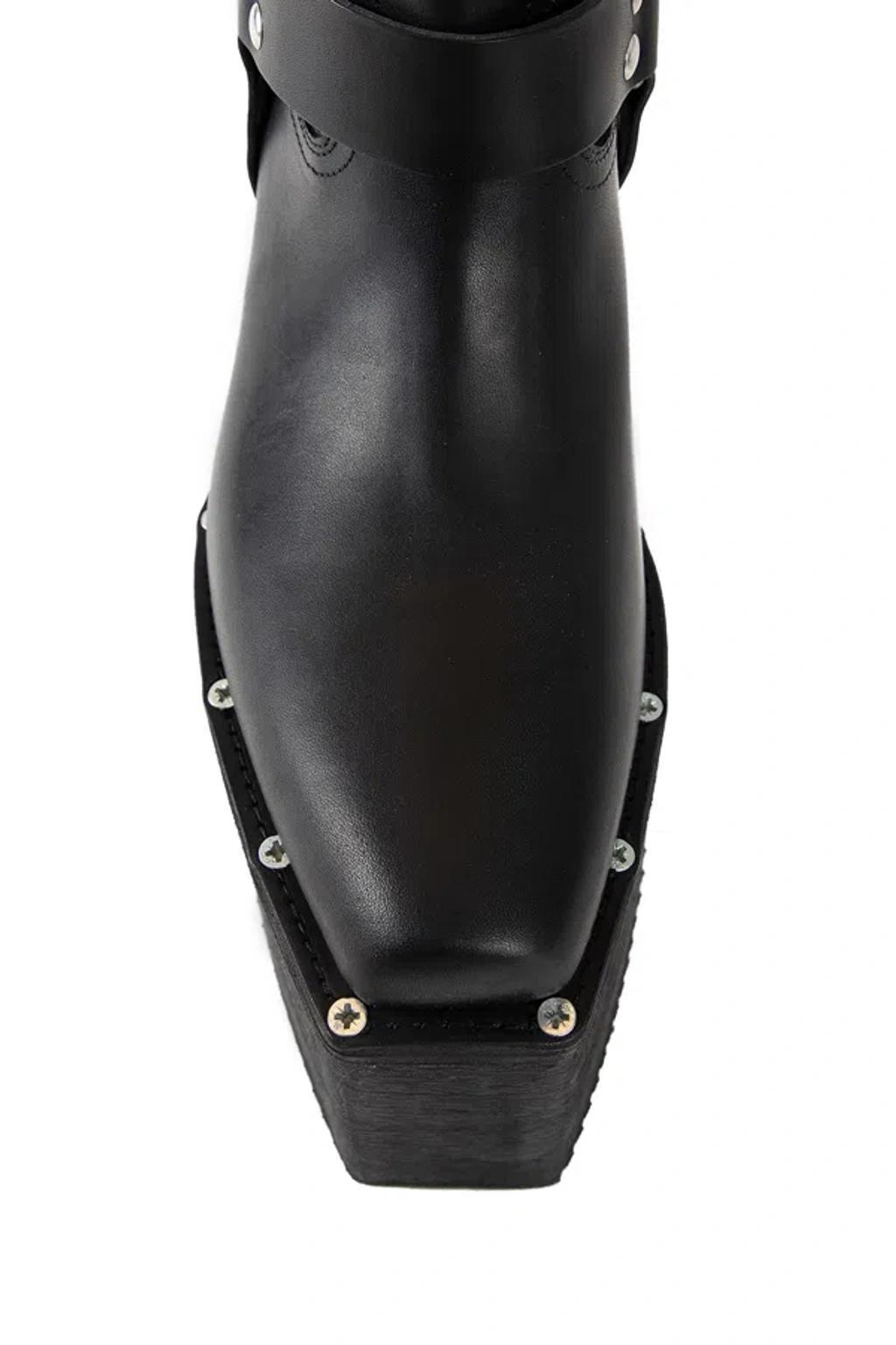 RICK OWENS Man Black Boots Product Image