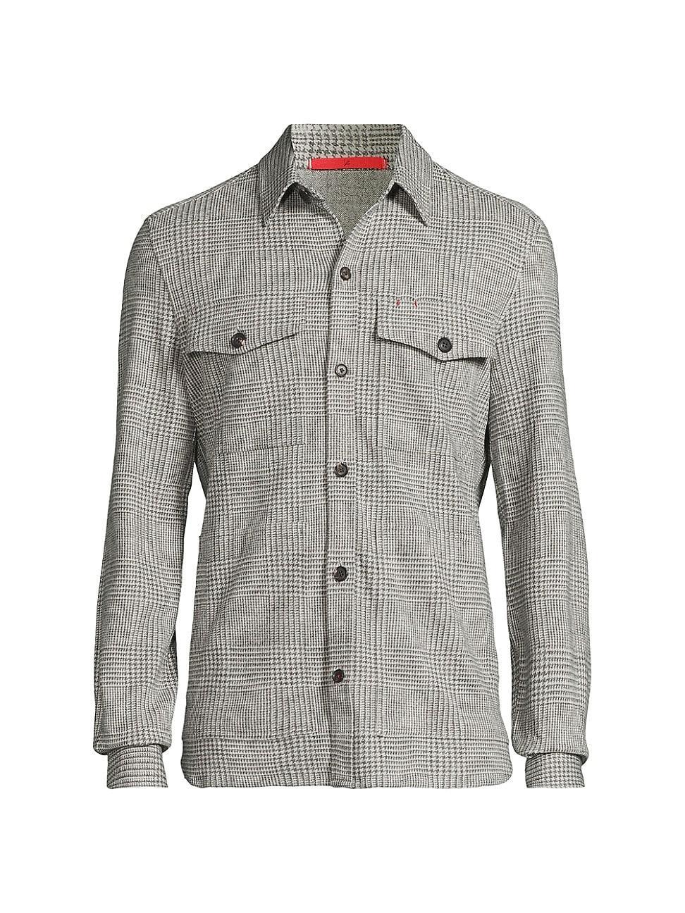 Mens Galles Cashmere & Wool-Blend Overshirt Product Image