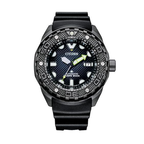 Citizen Mens Promaster Automatic Dive Black Strap Watch, 46mm Product Image