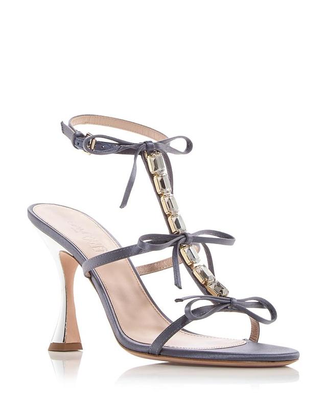 Giambattista Valli Womens Bow Embellished High Heel Sandals Product Image