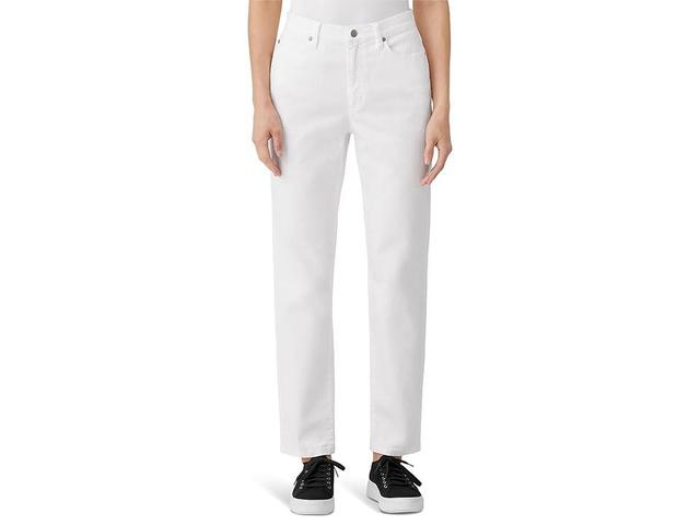 Eileen Fisher Petite High Waisted Slim Full Length Jeans Women's Jeans Product Image