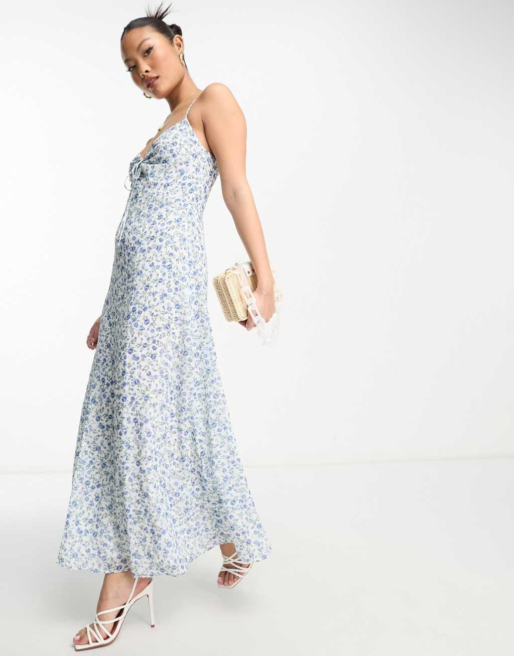 Ever New Petite strappy maxi dress with split Product Image