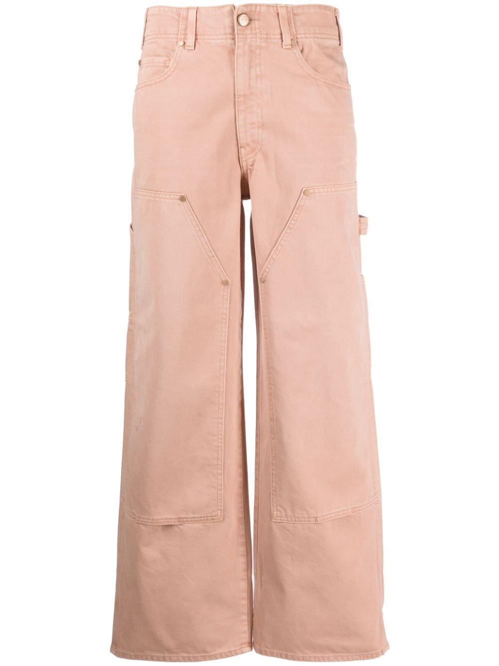 Olympia Wide-leg Jeans In Rosewood Wash Product Image