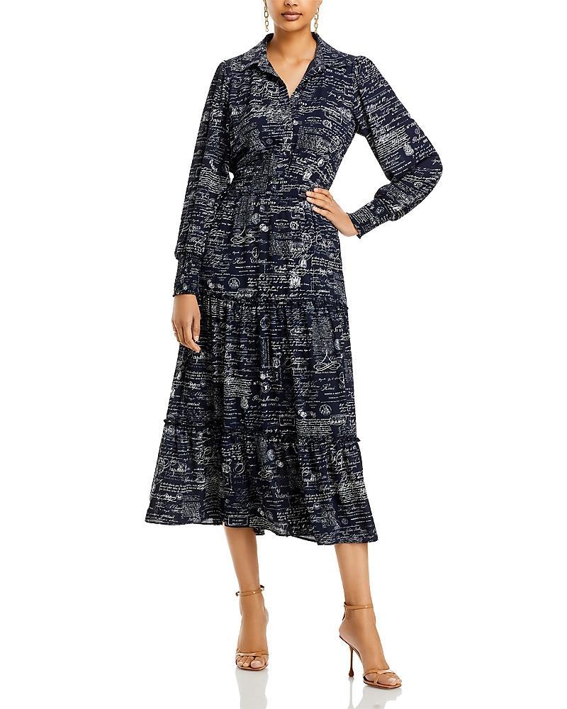 T Tahari Printed Tiered Dress Product Image