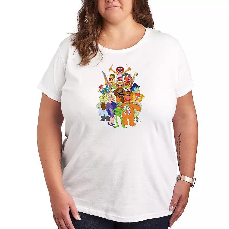 Disneys The Muppets Plus Group Graphic Tee, Womens Product Image