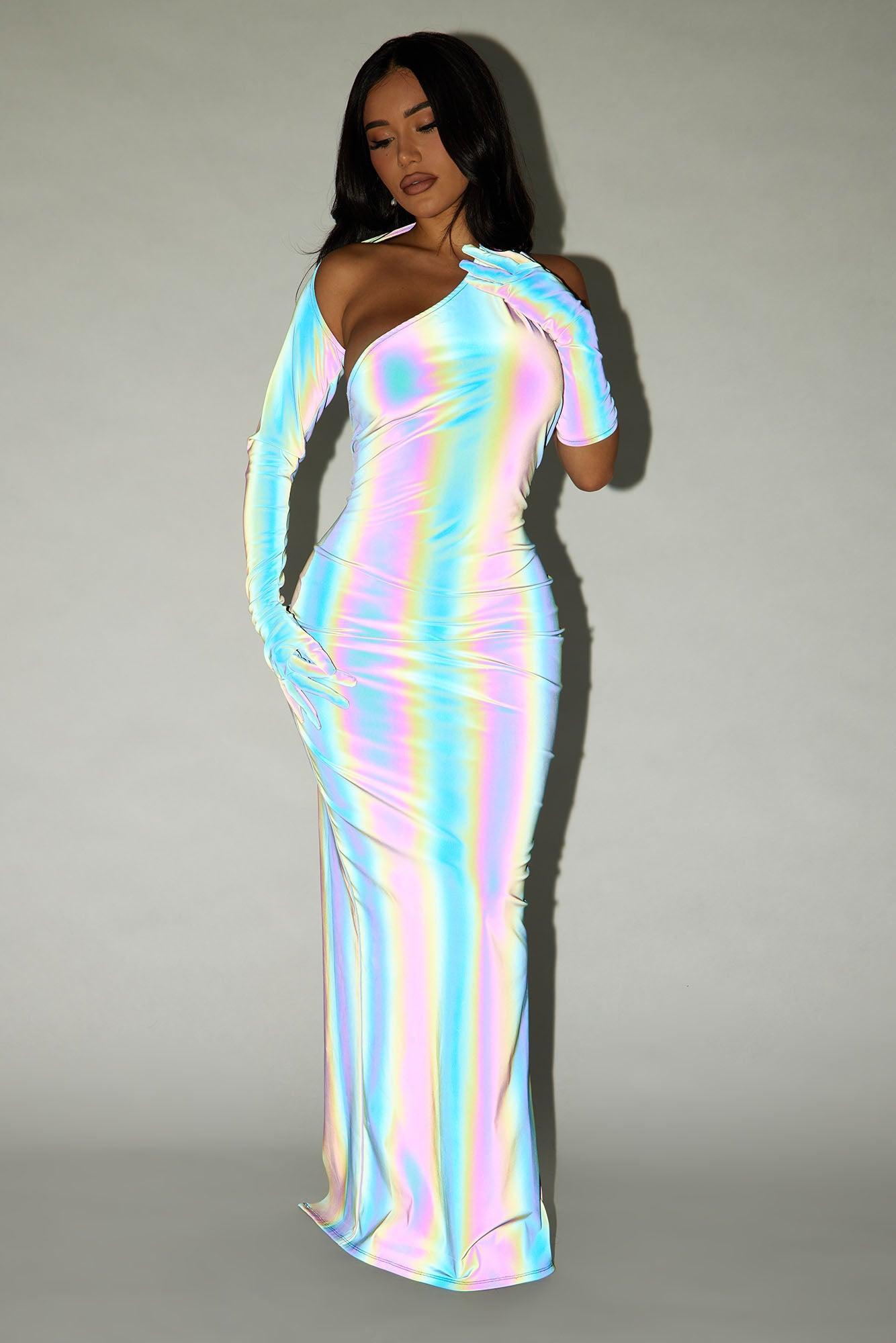 Body Glove Reflective Maxi Dress - Charcoal Product Image